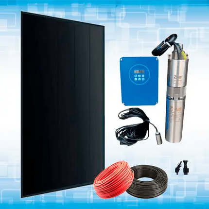 Kit Bomba Sumergible ZIRI 3SH1,5 - 70/24V | 60 metros | 0,3 CV - Tiensol
