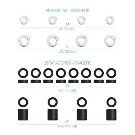 Kit de Montaje Universal TooQ SSK4820 para pantallas con Tornillería - Tiensol