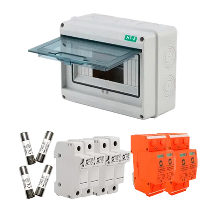 Kit Protecciones 2 MPPT Solar 600V 16A - Tiensol