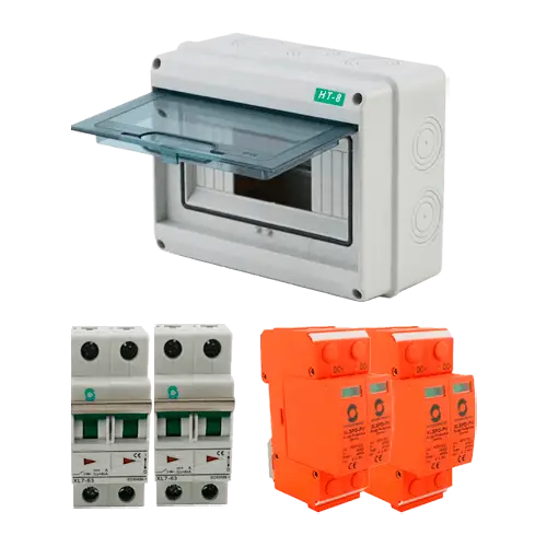 Kit Protecciones 2 MPPT Solar 600V 20A - Tiensol