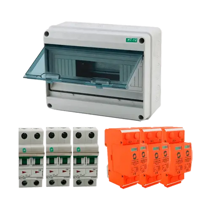 Kit Protecciones 3 MPPT Solar 600V 40A - Tiensol