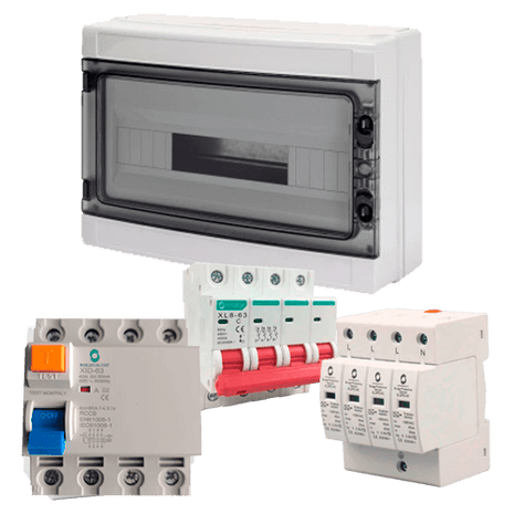 Kit Protecciones Alterna Trifásico 15 kW - Tiensol