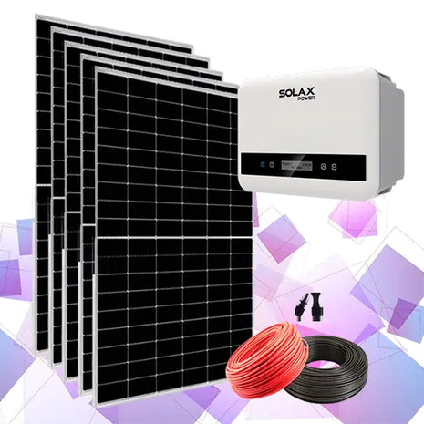 Kit Solar 2000W Solax Monofásico | Inversor X1 Mini - Tiensol