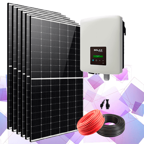 Kit Solar 2500W Solax Monofásico | Inversor X1 Mini - Tiensol