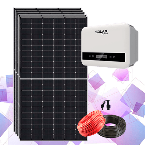 Kit Solar 3000W Solax Monofásico | Inversor X1 Mini - Tiensol