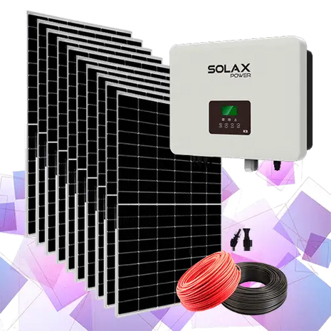Kit Solar 4 kW Solax Trifásico | Inversor X3 MIC - Tiensol