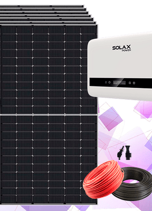 Kit Solar 4200W Solax Monofásico | Inversor X1 Boost - Tiensol