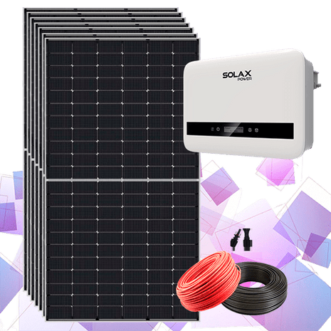 Kit Solar 4200W Solax Monofásico | Inversor X1 Boost - Tiensol