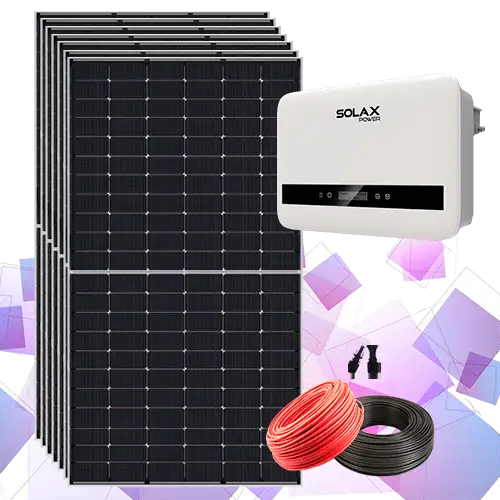 Kit Solar 4200W Solax Monofásico | Inversor X1 Boost - Tiensol