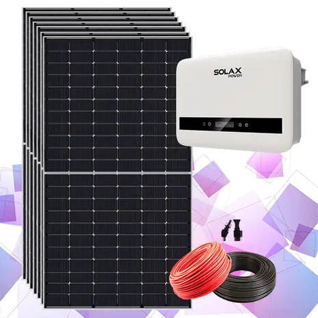 Kit Solar 4200W Solax Monofásico | Inversor X1 Boost - Tiensol