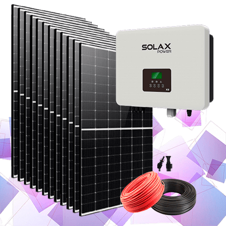 Kit Solar 5 kW Solax Trifásico | Inversor X3 MIC - Tiensol