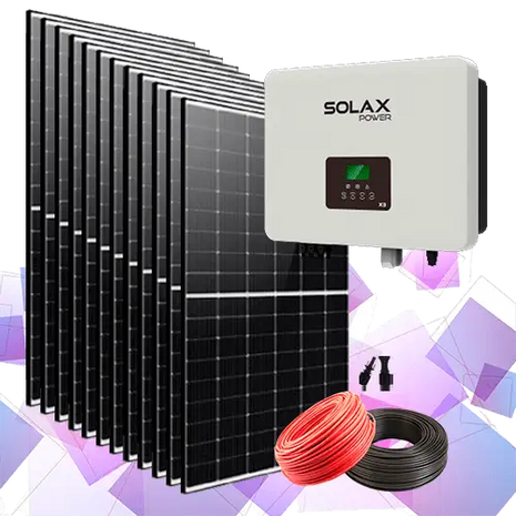 Kit Solar 5 kW Solax Trifásico | Inversor X3 MIC - Tiensol