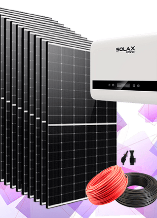 Kit Solar 5000W Solax Monofásico | Inversor X1 Boost - Tiensol