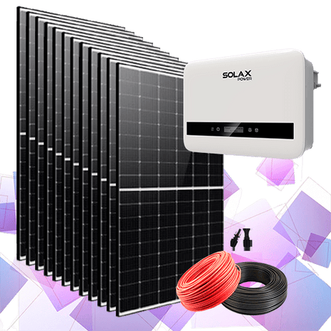 Kit Solar 5000W Solax Monofásico | Inversor X1 Boost - Tiensol