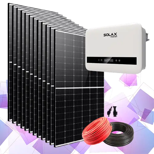 Kit Solar 5000W Solax Monofásico | Inversor X1 Boost - Tiensol