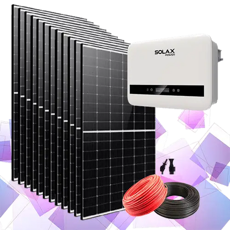 Kit Solar 5000W Solax Monofásico | Inversor X1 Boost - Tiensol