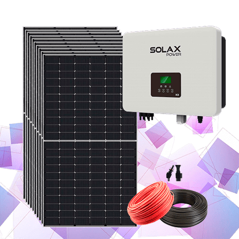 Kit Solar 6 kW Solax Trifásico | Inversor X3 MIC - Tiensol