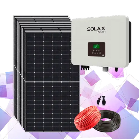 Kit Solar 6 kW Solax Trifásico | Inversor X3 MIC - Tiensol