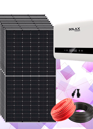 Kit Solar 6000W Solax Monofásico | Inversor X1 Boost - Tiensol