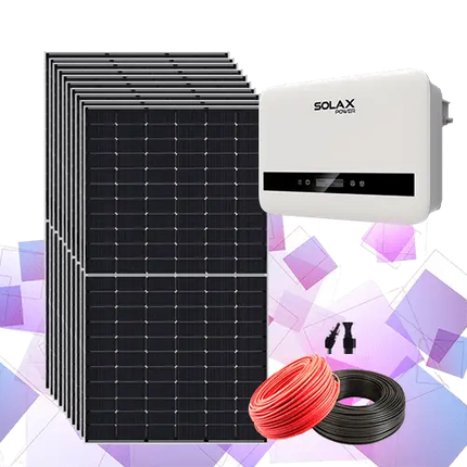 Kit Solar 6000W Solax Monofásico | Inversor X1 Boost - Tiensol
