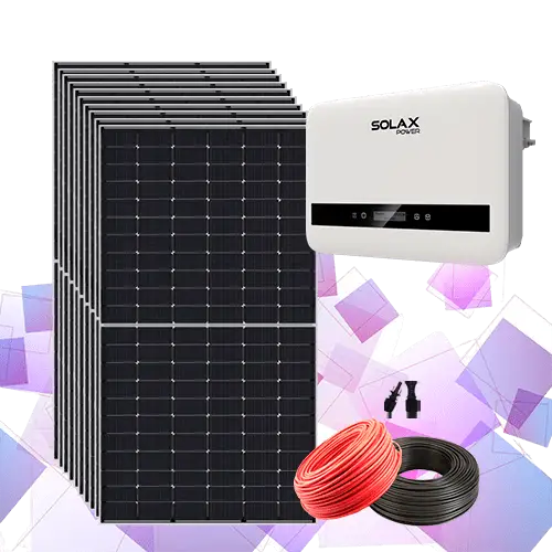 Kit Solar 6000W Solax Monofásico | Inversor X1 Boost - Tiensol