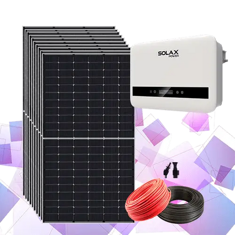 Kit Solar 6000W Solax Monofásico | Inversor X1 Boost - Tiensol