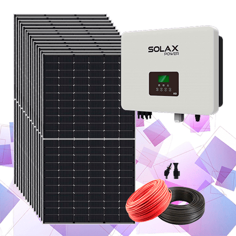 Kit Solar 8 kW Solax Trifásico | Inversor X3 MIC - Tiensol