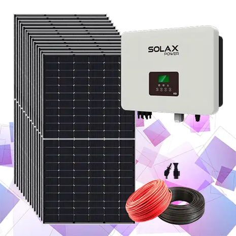 Kit Solar 8 kW Solax Trifásico | Inversor X3 MIC - Tiensol