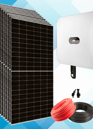 Kit Solar Híbrido Red 5 KW Huawei Trifásico - Tiensol