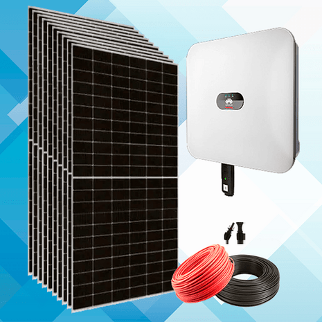 Kit Solar Híbrido Red 5 KW Huawei Trifásico - Tiensol