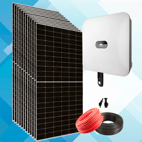 Kit Solar Híbrido Red 6 KW Huawei Trifásico - Tiensol