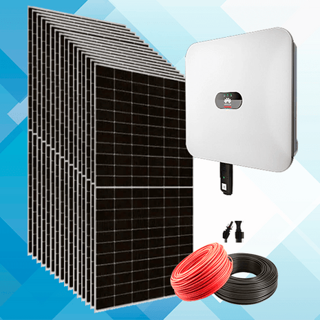 Kit Solar Híbrido Red 8 KW Huawei Trifásico - Tiensol