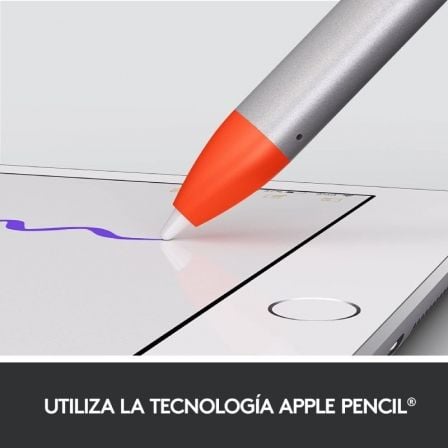 Lápiz Inalámbrico Logitech Crayon para iPad/ Naranja - Tiensol