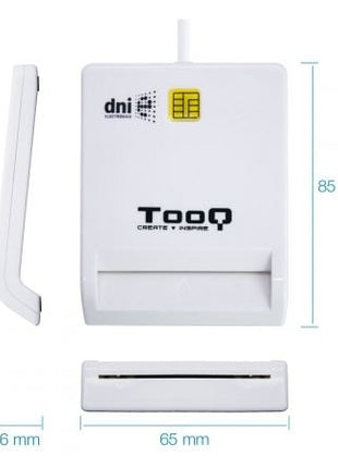 Lector de DNI TooQ TQR - 210W/ Blanco - Tiensol