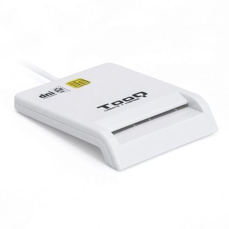 Lector de DNI TooQ TQR - 210W/ Blanco - Tiensol