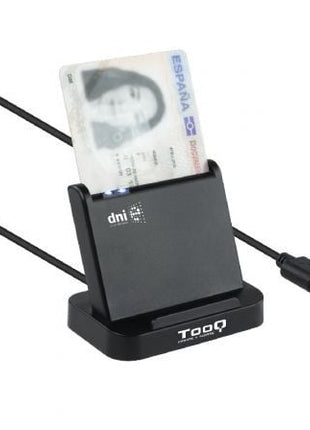 Lector de DNI TooQ TQR - 220B/ USB 2.0/ Negro - Tiensol