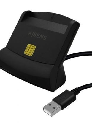 Lector de DNI y Tarjetas Aisens ASCR - SN05 - BK/ Negro - Tiensol