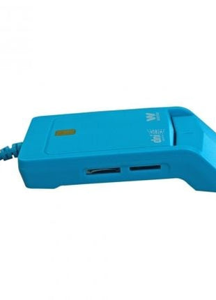 Lector de DNI y Tarjetas Woxter Combo PE26 - 146/ Azul/ USB 2.0 - Tiensol