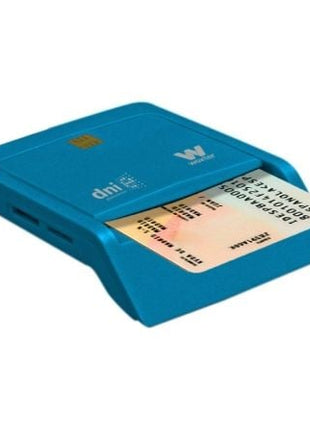 Lector de DNI y Tarjetas Woxter Combo PE26 - 146/ Azul/ USB 2.0 - Tiensol