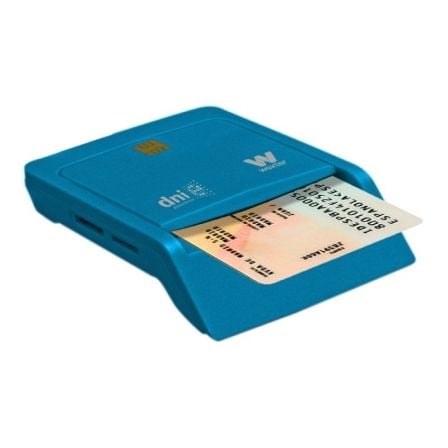 Lector de DNI y Tarjetas Woxter Combo PE26 - 146/ Azul/ USB 2.0 - Tiensol