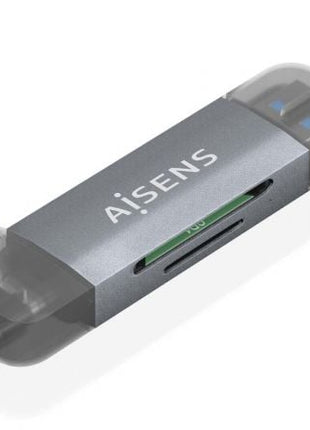 Lector de Tarjetas Externo Aisens ASCR - 2AC08 - GR/ USB 3.1 - Tiensol