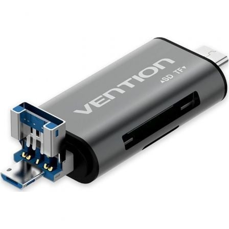 Lector de Tarjetas Externo Vention CCHH0/ USB 3.0 - Tiensol