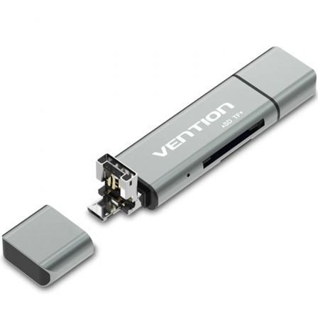 Lector de Tarjetas Externo Vention CCJH0/ USB 2.0 - Tiensol