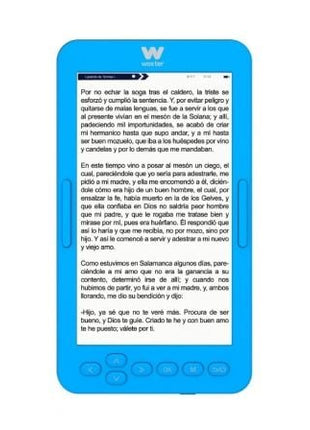 Libro Electrónico Ebook Woxter Scriba 195 S/ 4.7'/ Tinta Electrónica/ Azul - Tiensol