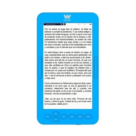 Libro Electrónico Ebook Woxter Scriba 195 S/ 4.7'/ Tinta Electrónica/ Azul - Tiensol