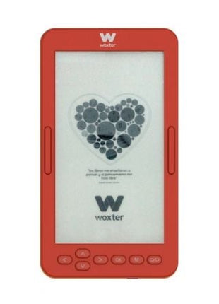 Libro Electrónico Ebook Woxter Scriba 195 S/ 4.7'/ Tinta Electrónica/ Rojo - Tiensol