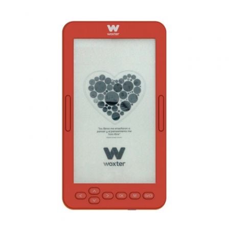 Libro Electrónico Ebook Woxter Scriba 195 S/ 4.7'/ Tinta Electrónica/ Rojo - Tiensol