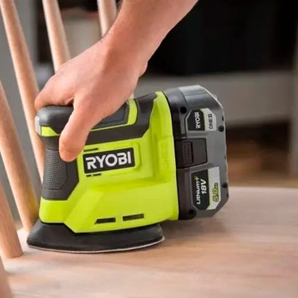Lijadora Triangular Ryobi RPS18-0 18V ONE + | Incluye 6 lijas | Compacta y precisa - Herramientas a Batería