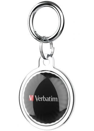 Localizador Verbatim My Finder Coin Bluetooth Tracker MYFC - 01B compatible con Apple/ Incluye Llavero y Pila/ Negro - Tiensol