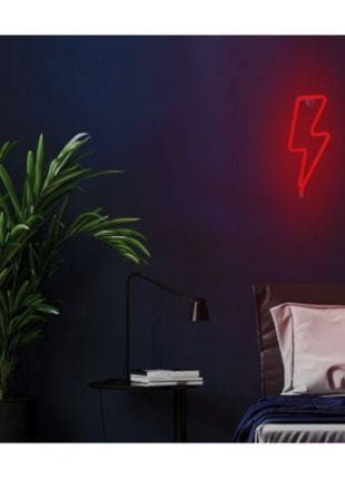 Luz Neon Forever Light Neon LED Bolt Red/ Funciona a Pilas y USB - Tiensol